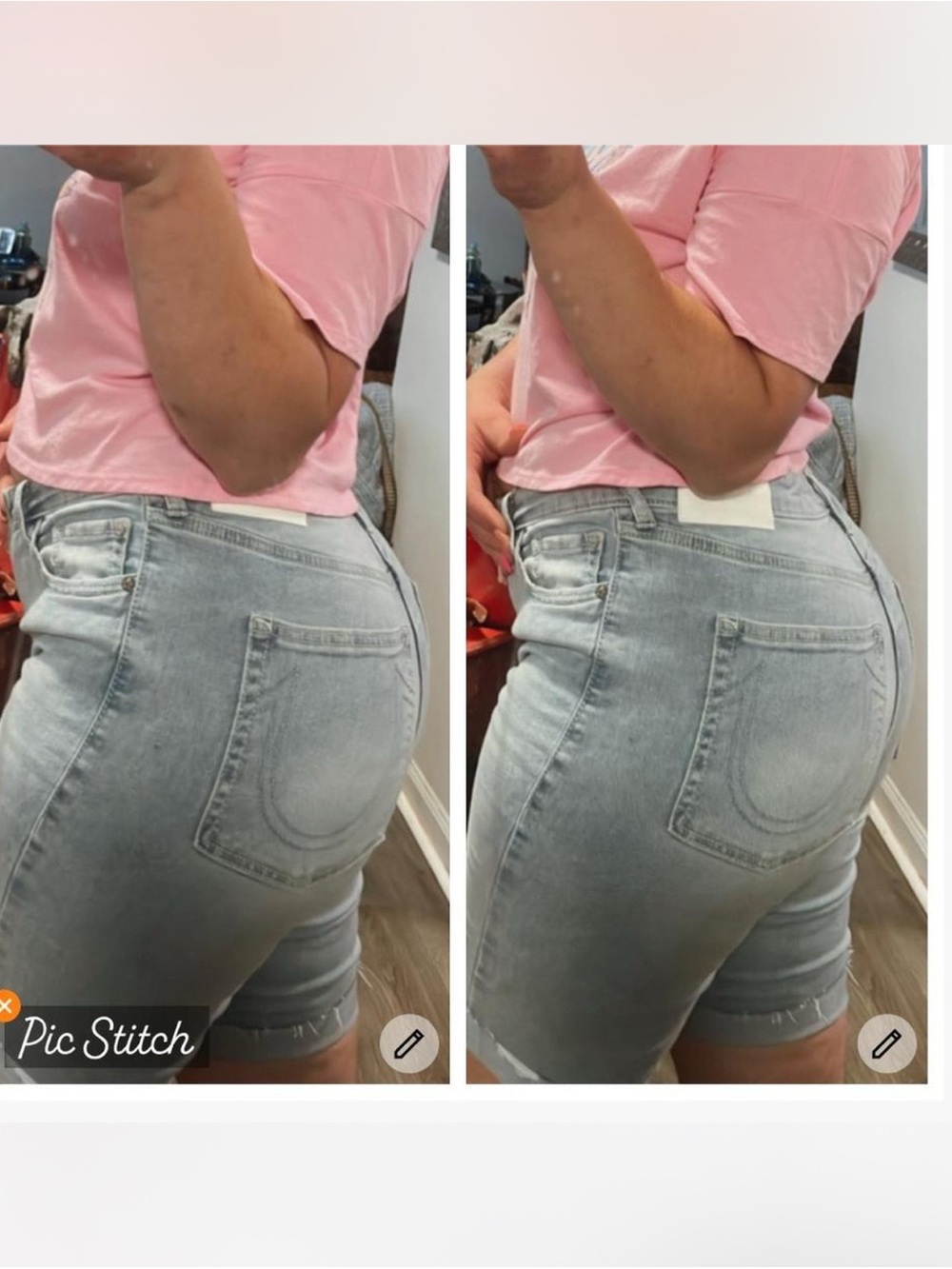 True Religion Jean Shorts